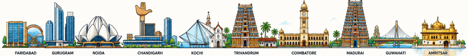 Expo cities across India